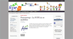 Desktop Screenshot of fcpe-essonne.net